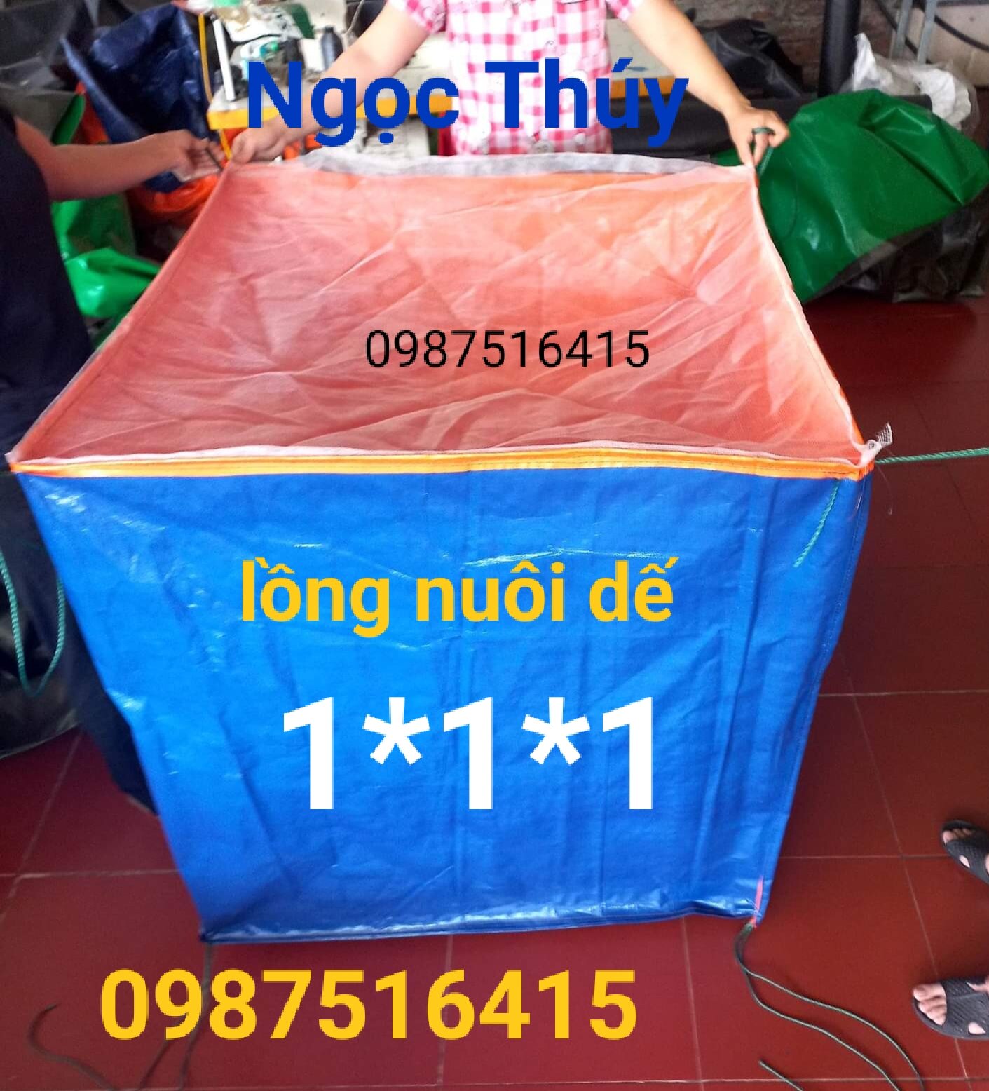 bể bạt nuôi ốc, lươn, ếch