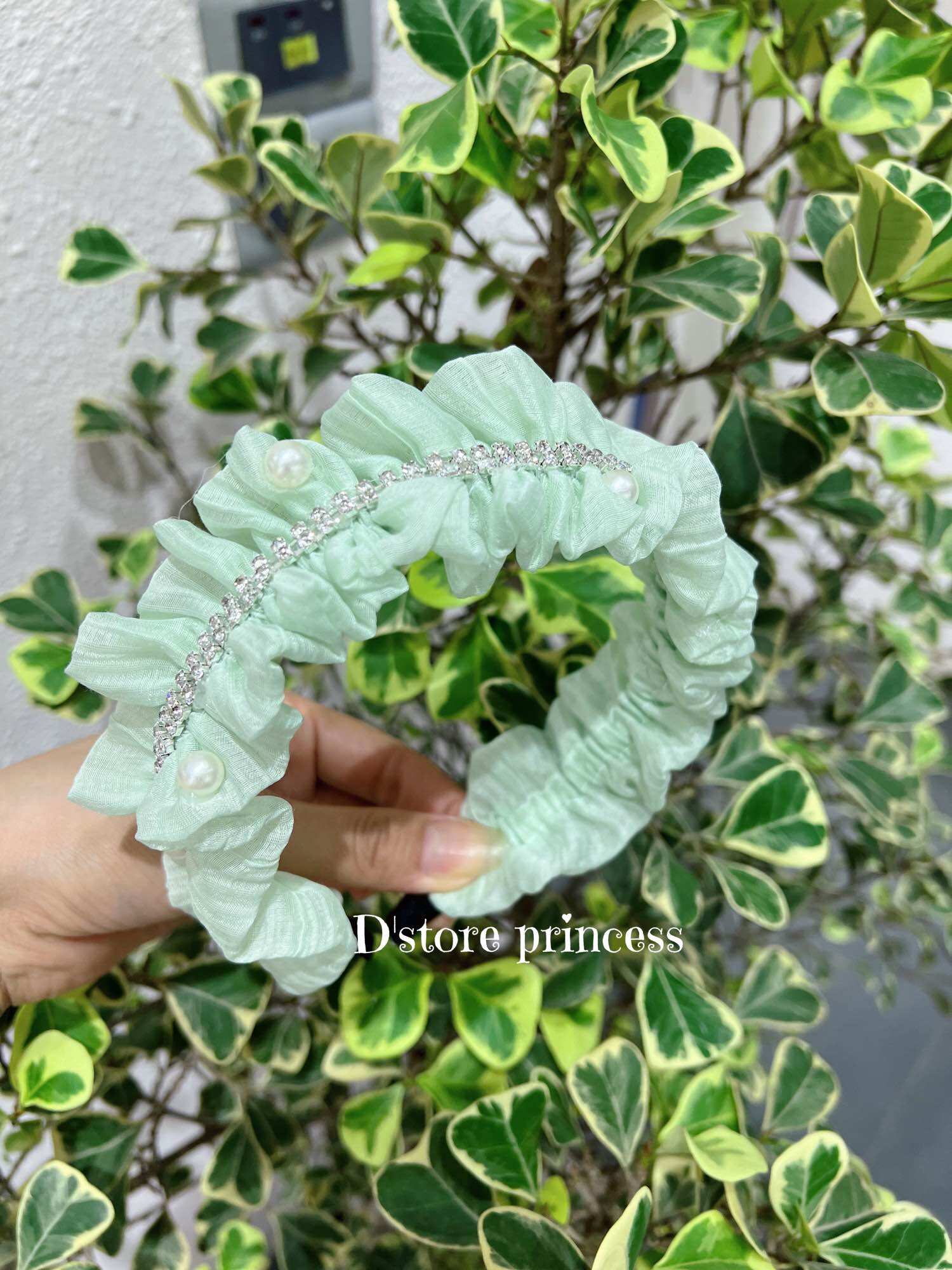 Bờm cho bé gái,bờm đính hạt và đá lấp lánh