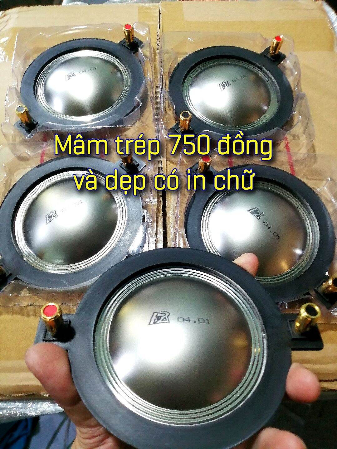 Mâm coil treble 72.2 dây đồng tròn
