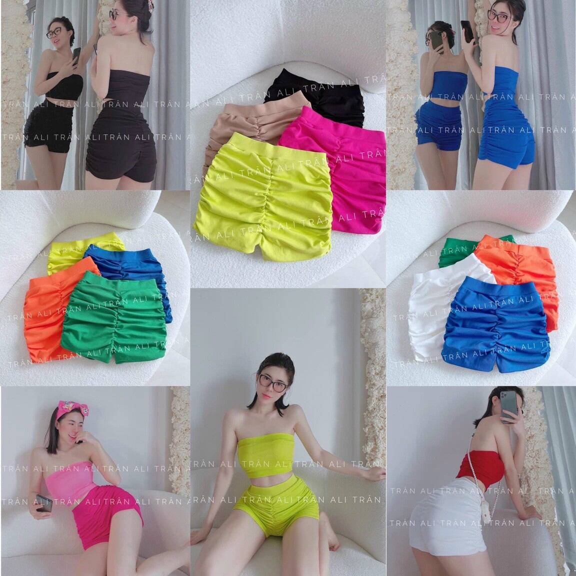 HCM quần đùi nhún vải bozip loại 1