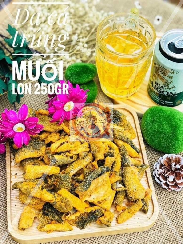 Da cá trứng muối hương vị đậm đà, thơm ngon