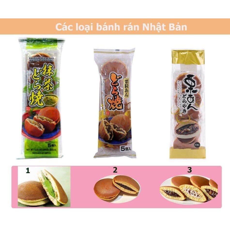 Bánh Dorayaki 3 vị -bánh rán Doraemon Nhật Bản