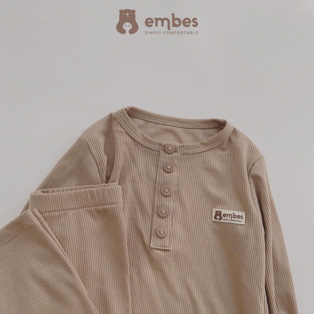 Embes- Bộ Tăm Lạnh Mặc Điều Hoà Cho Bé