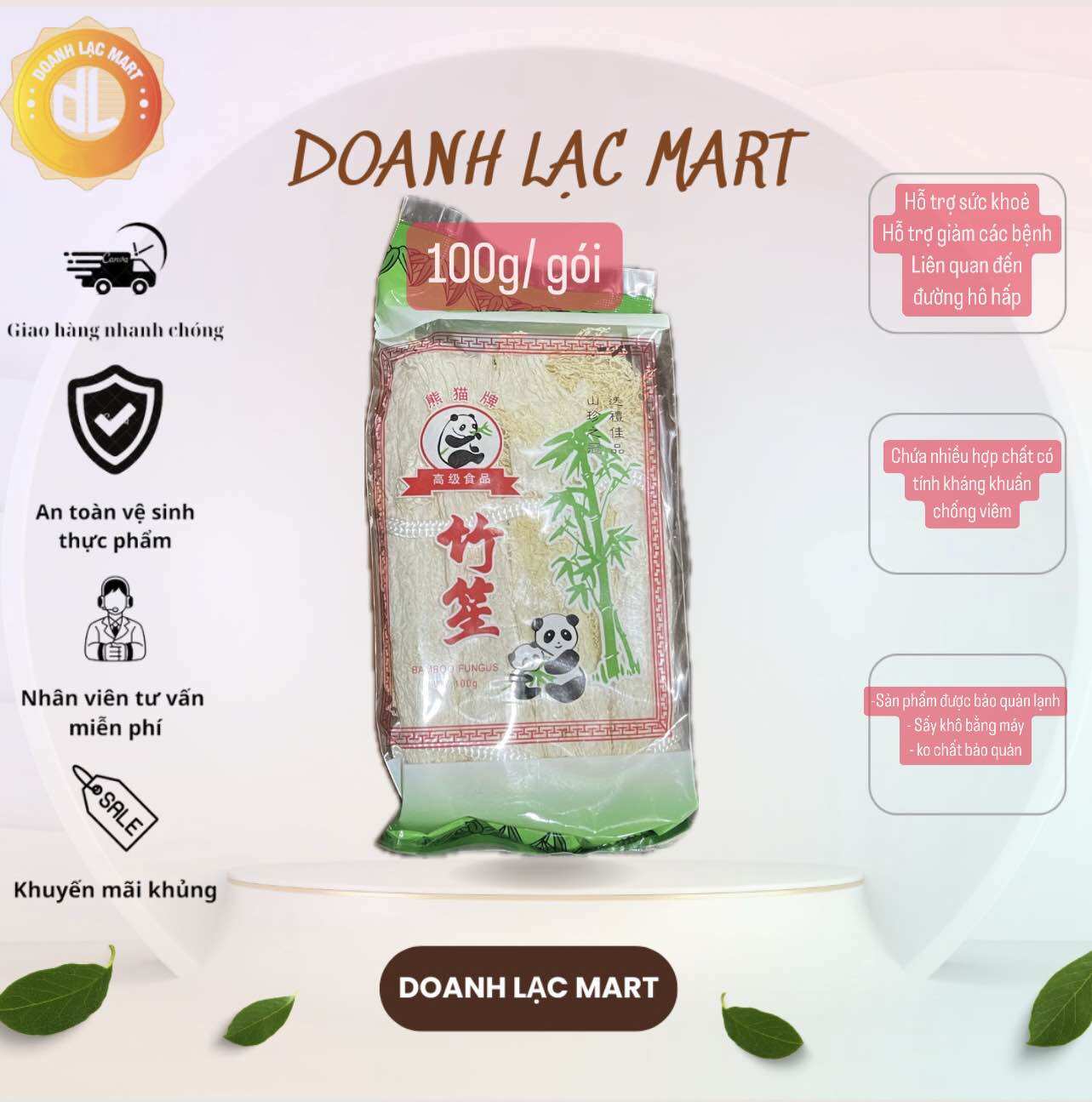 Nấm Trúc Sanh (Trúc Sáng / Nấm Tâm Trúc)
