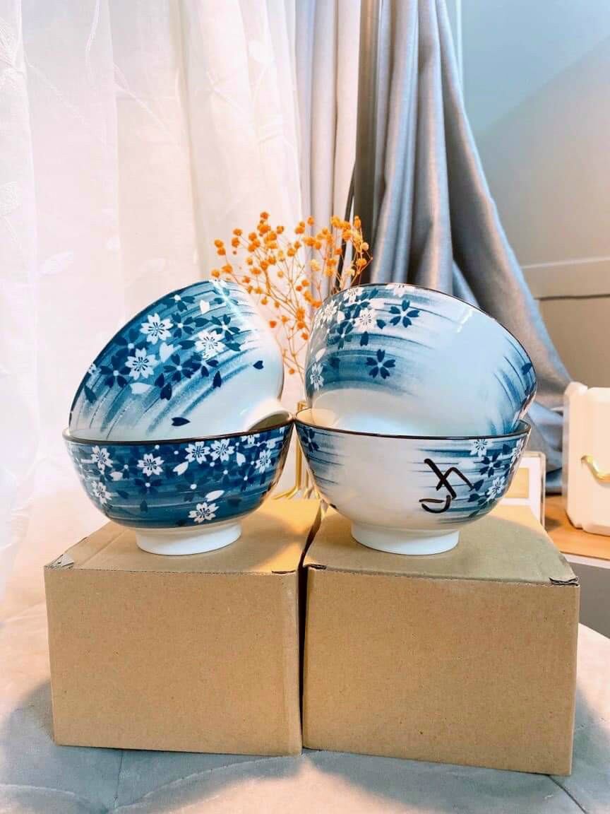 Chén hoa cổ điển set 10 cái