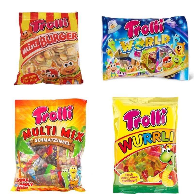 Kẻo dẻo Trolli Trái Cây Candy Frucht Gummi Weim Gummi (100% From Germany)