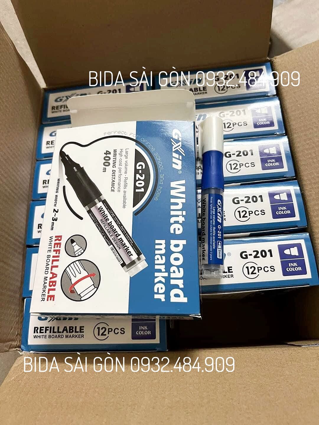 [Viết bảng bida] Bút lông nhấn Gxin