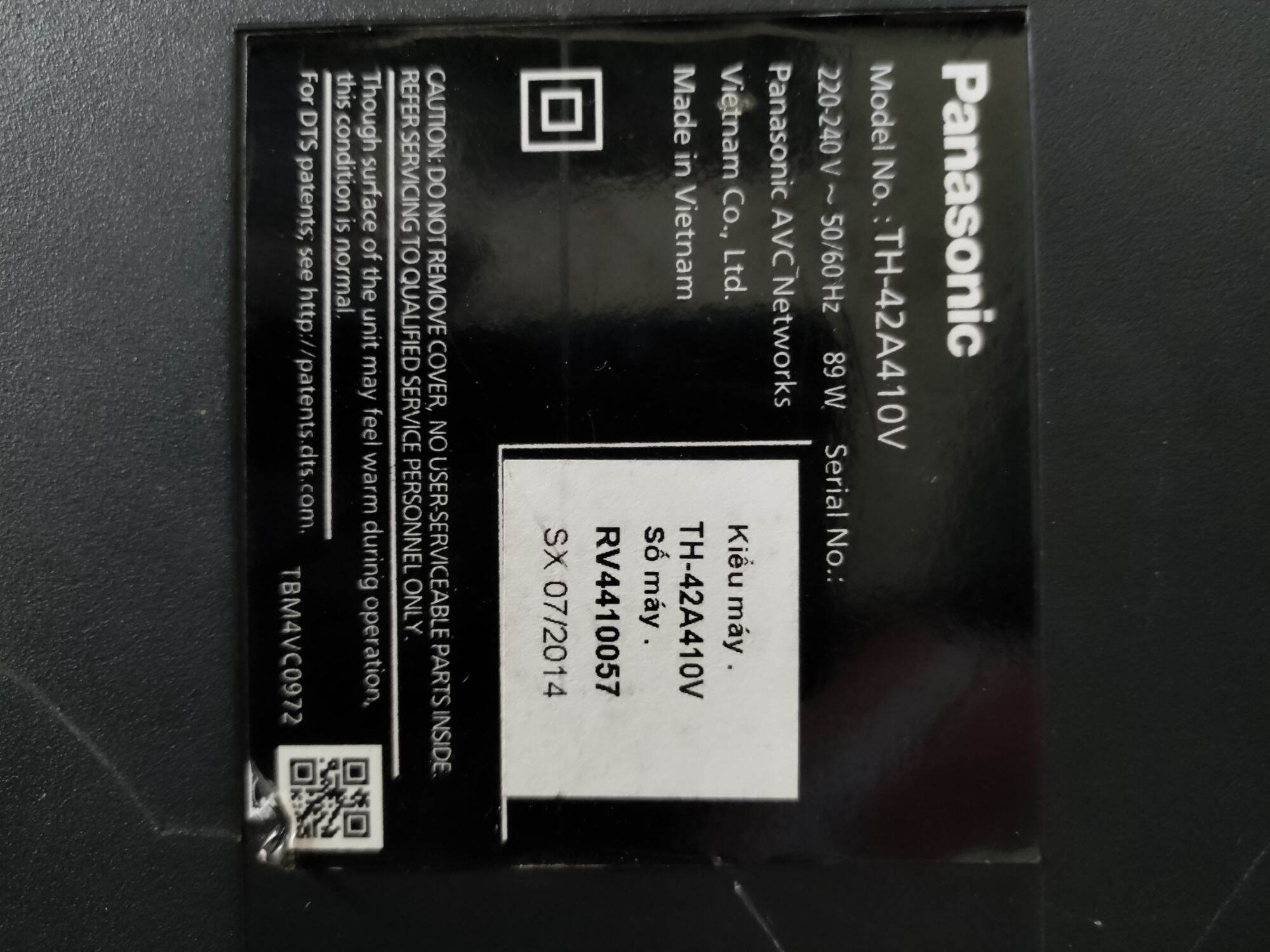 bộ loa tivi panasonic TH42A410V