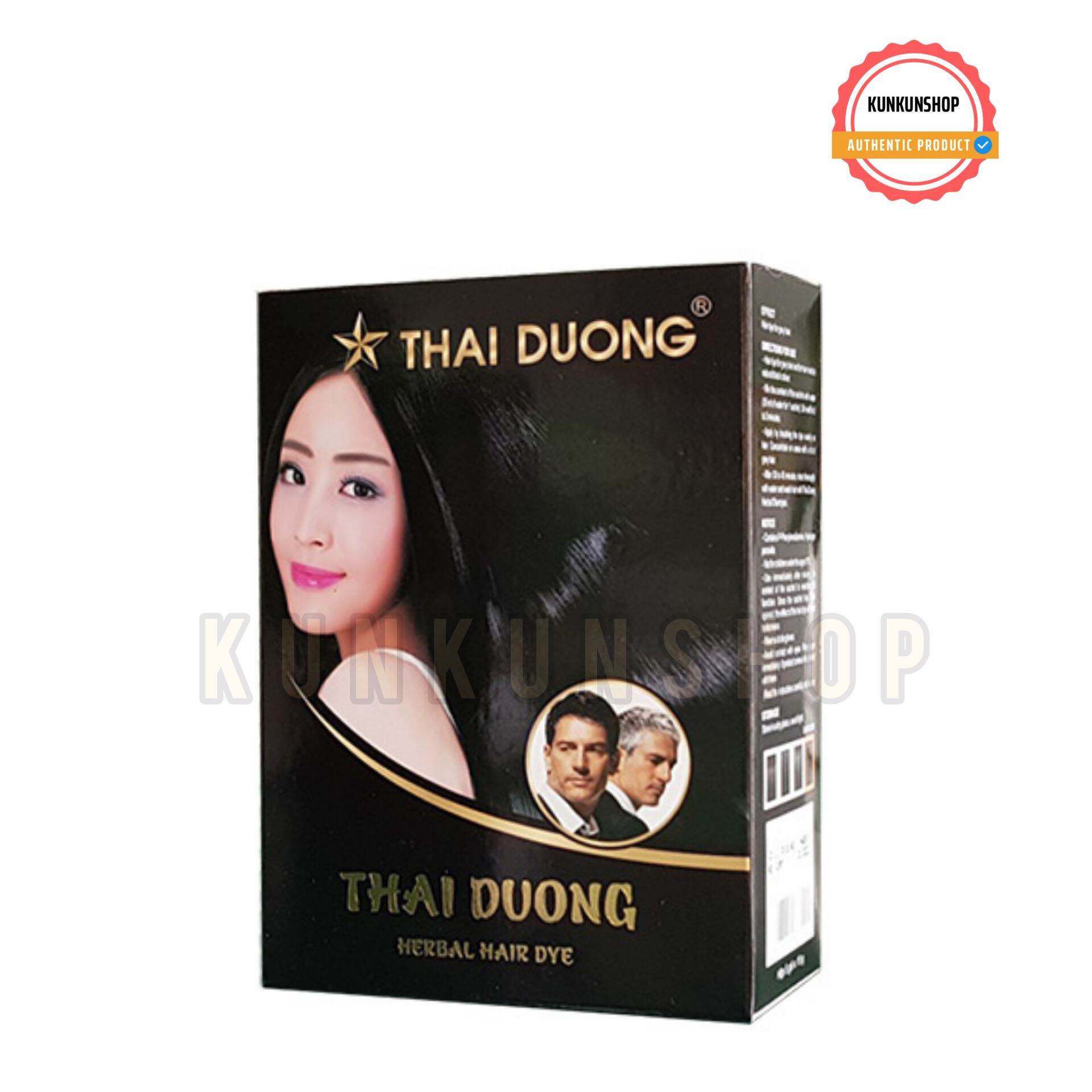 [Hcm][Hot]✔️Chính Hãng✔️ Nhuộm Đen Tóc .D.ư.ợ.c. Liệu Thái Dương Hộp 5 Gói