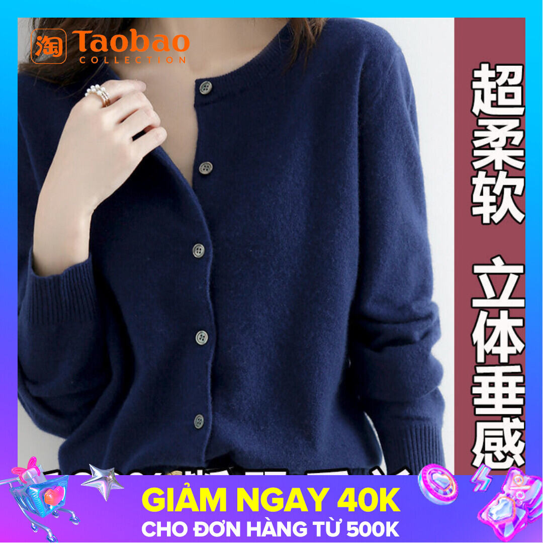 Hết Size Bán Hàng] Áo Khoác Len Cỡ Lớn Rộng Rãi Cổ Tròn Nữ Cardigan Dệt Kim  Mẫu Mới Xuân Thu Áo Khoác Học Sinh Áo Phong Cách Hàn Quốc | Lazada.Vn