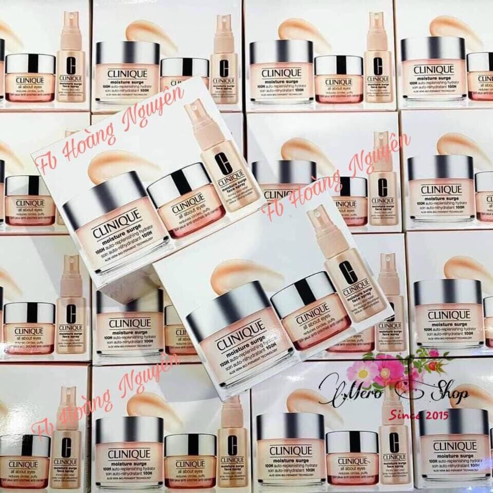 Set dưỡng da Clinique 100h