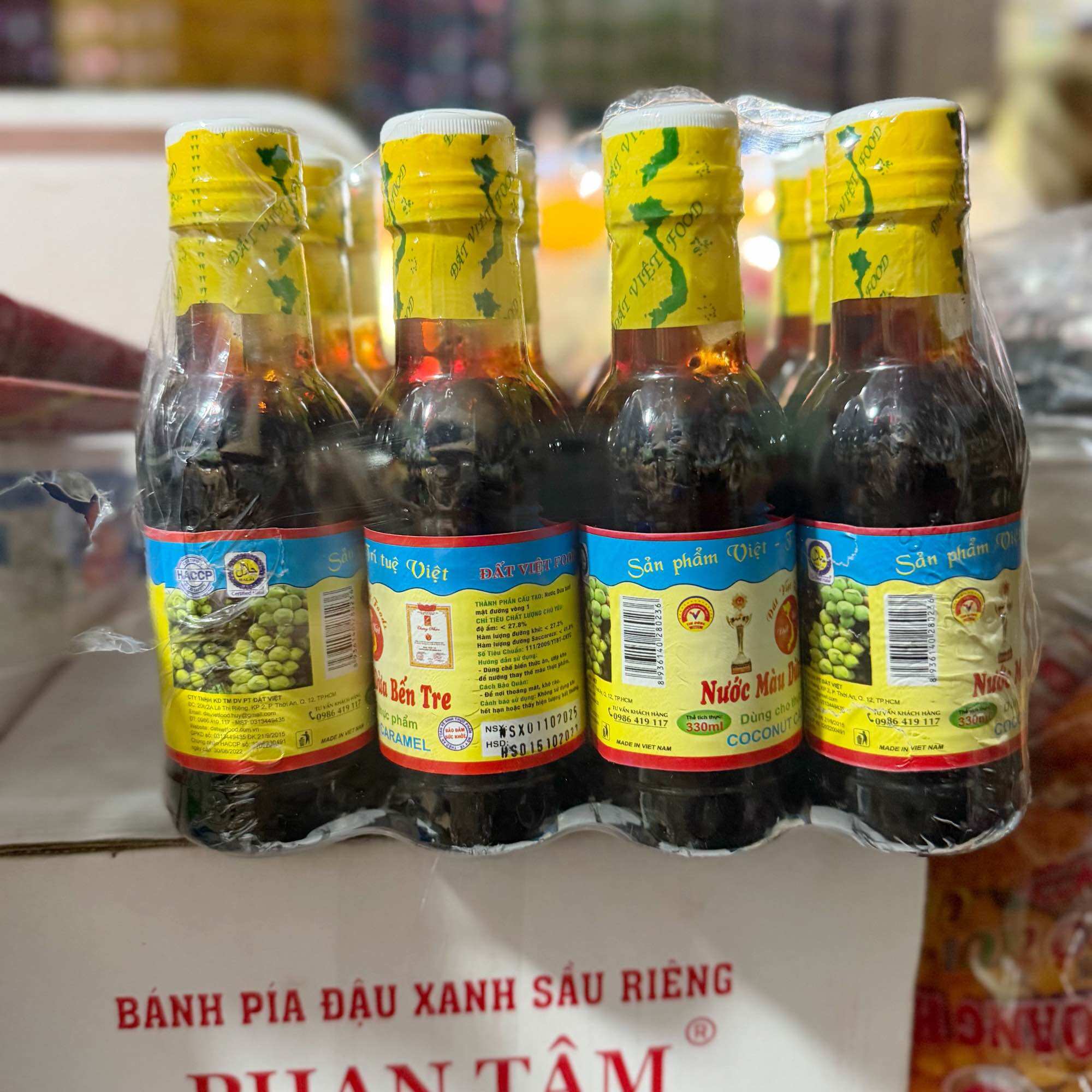 Nước màu dừa bến tre 330ml