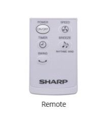 Điều khiển quạt sharp pjs4025rv-dg