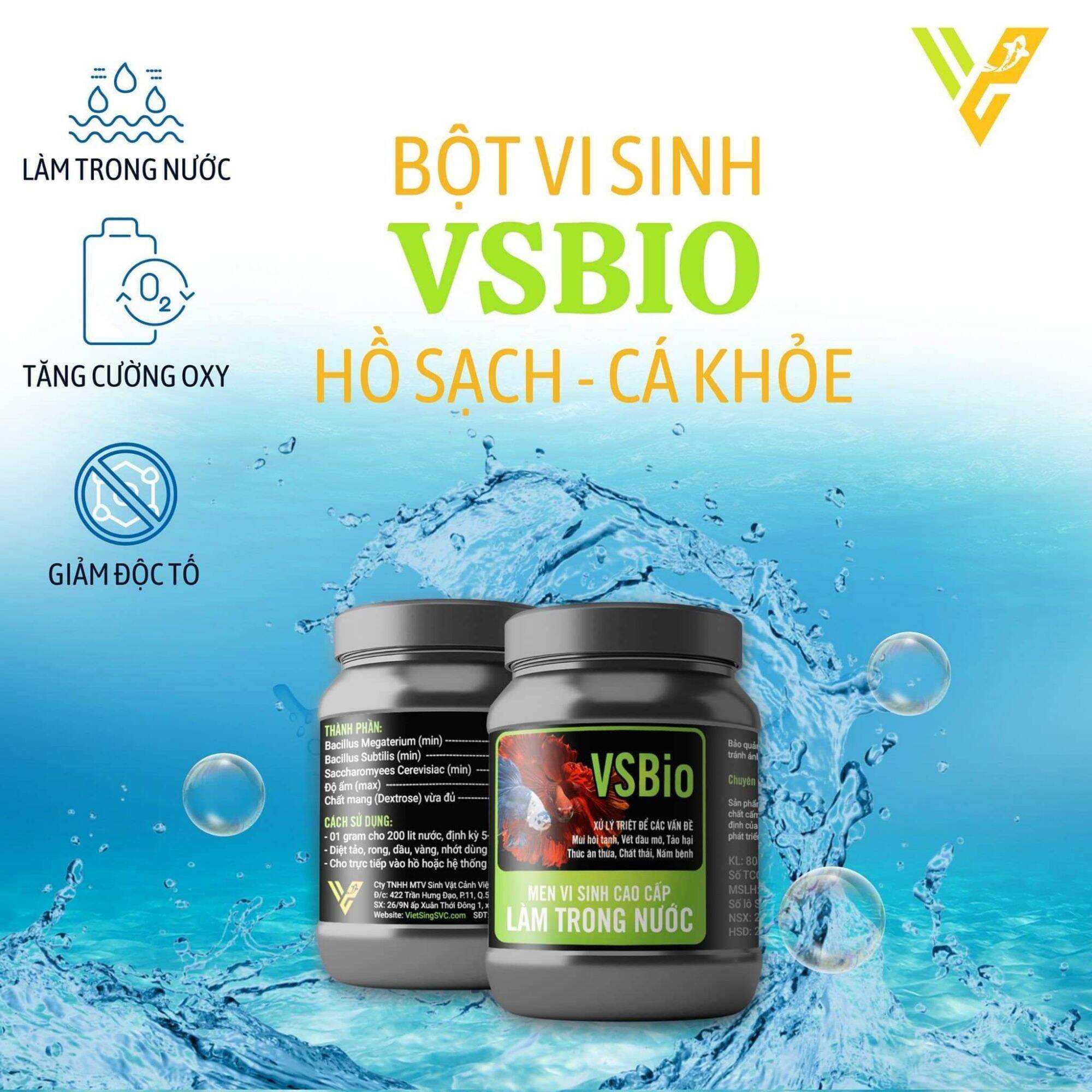 Men Vi Sinh VS Bio 80g Làm Trong Nước