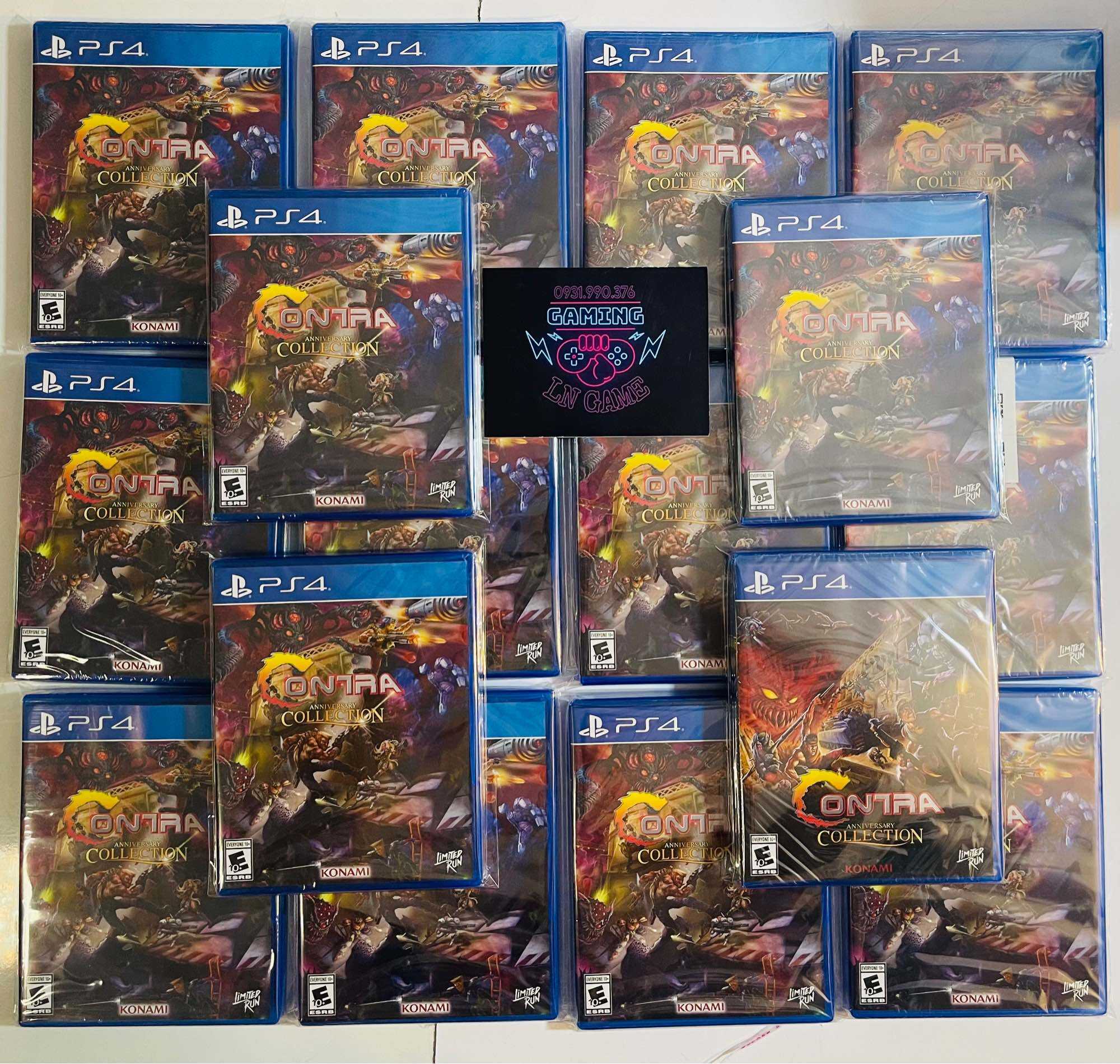 Đĩa Game PS4 : Contra Anniversary Collection (new)