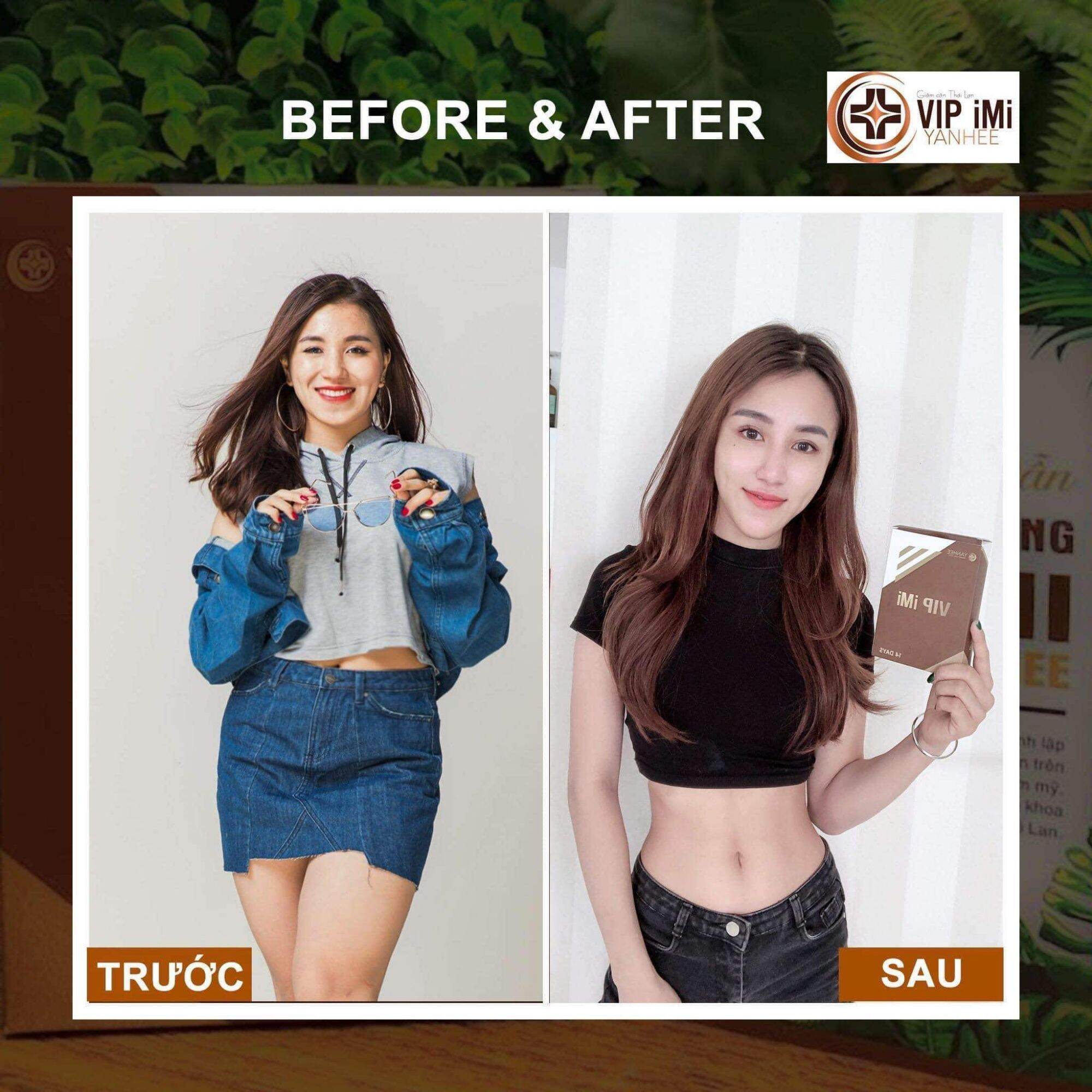 Giảm cân yanhee Vip imi V18 siêu Mạnh đốt cháy mỡ thừa thải mỡ bụng nhanh