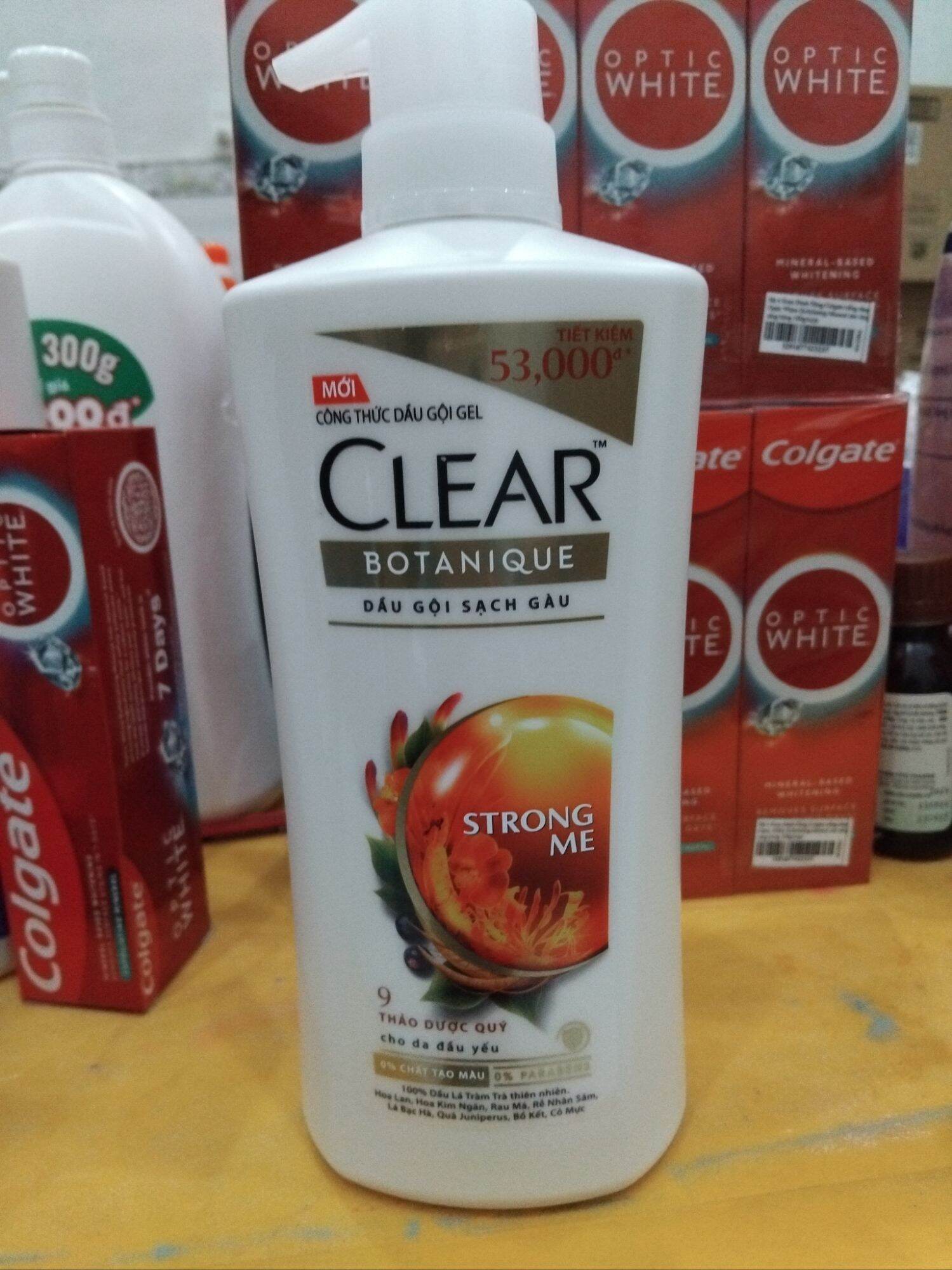 Dầu gội clear thảo dược Botanique 630g (9 loại thảo dược quý )