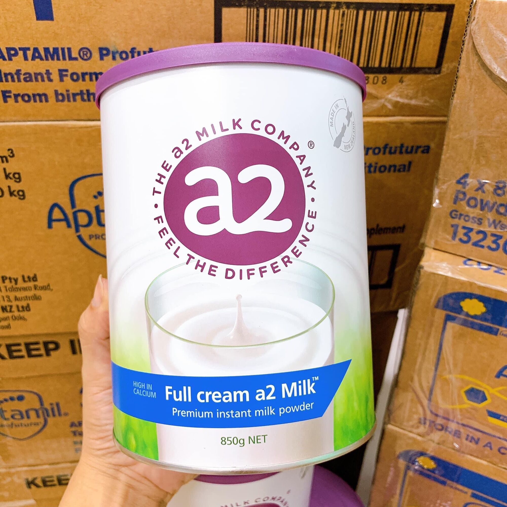Sữa tươi a2 dạng lon 800gr