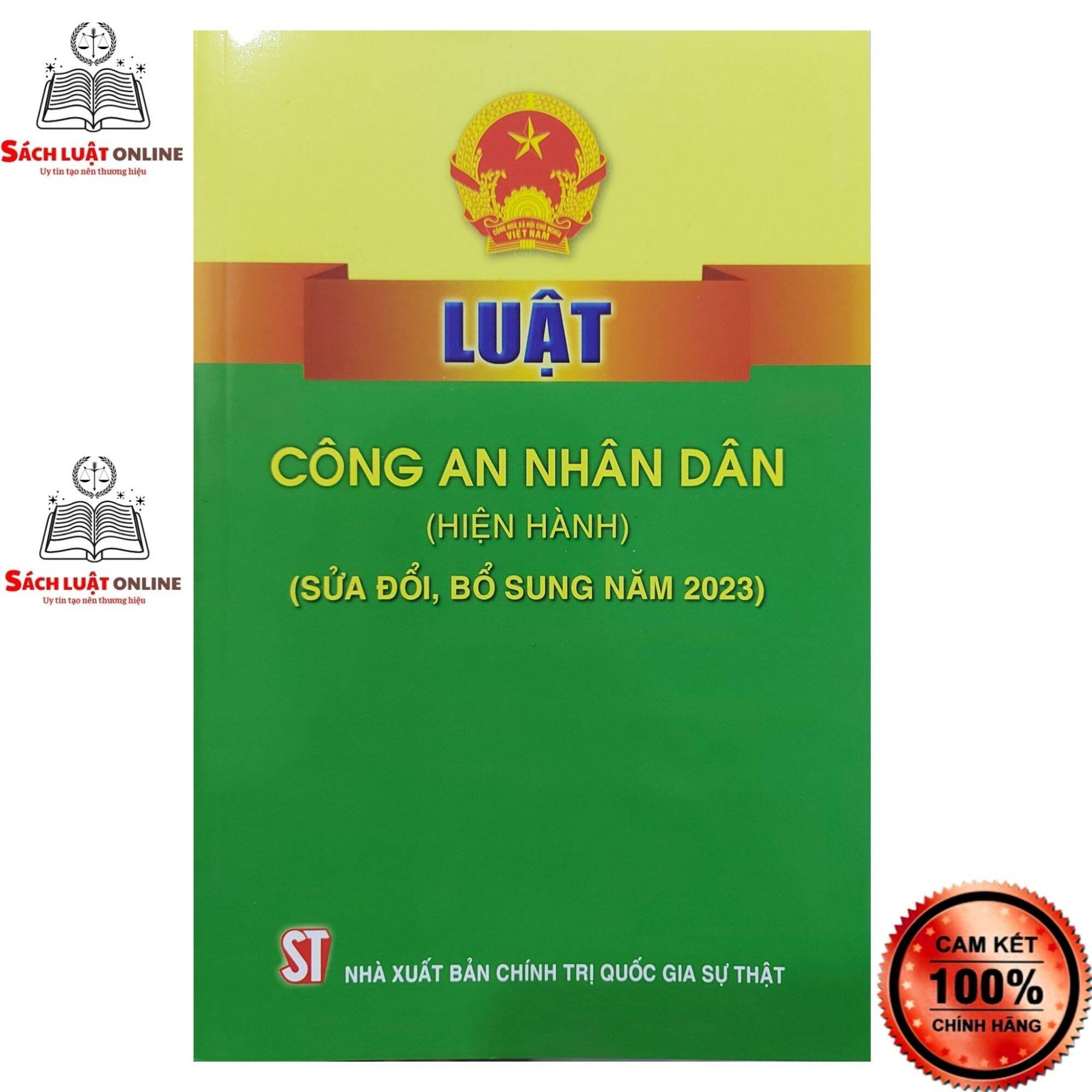 Sách - Luật công an nhân dân NXB Chính trị quốc gia sự thật
