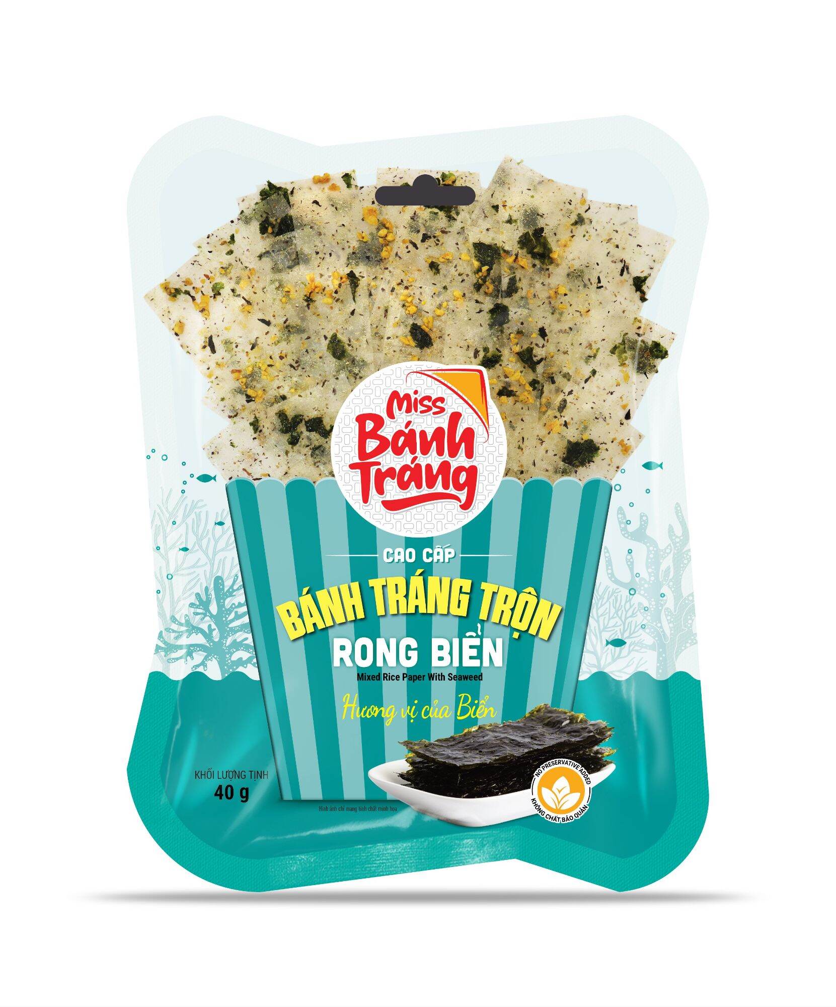 Bánh tráng trộn vị rong biển size 23g