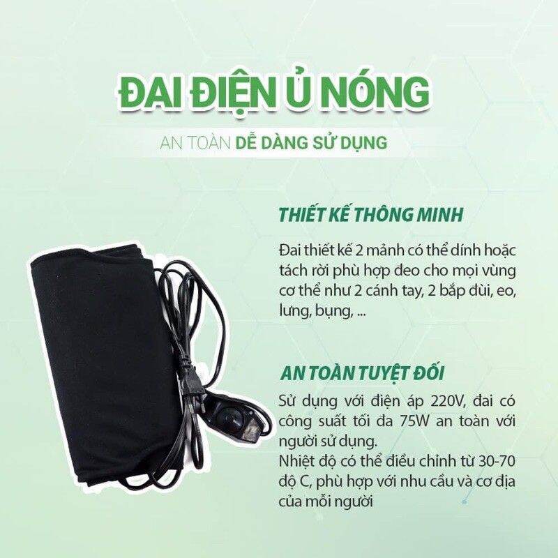 [ CHÍNH HÃNG] ĐAI QUẤN NÓNG Tiêu Chuẩn