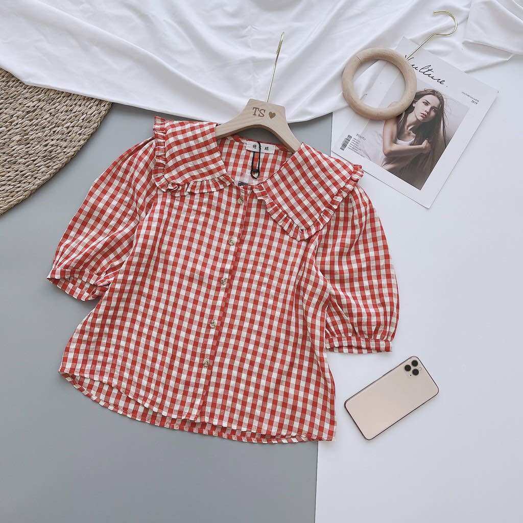 Set Bộ Caro đỏ đủ size Mẹ & Bé