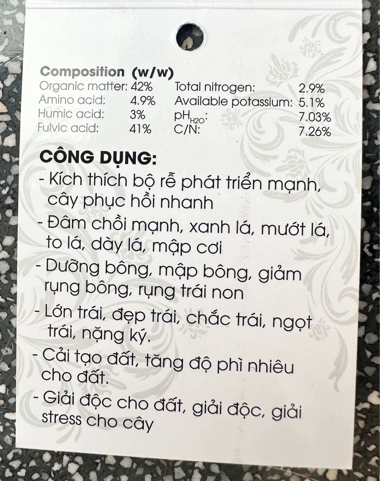 Euca Plus( Hữu cơ nước Thổ Nhĩ Kỳ) FUGO