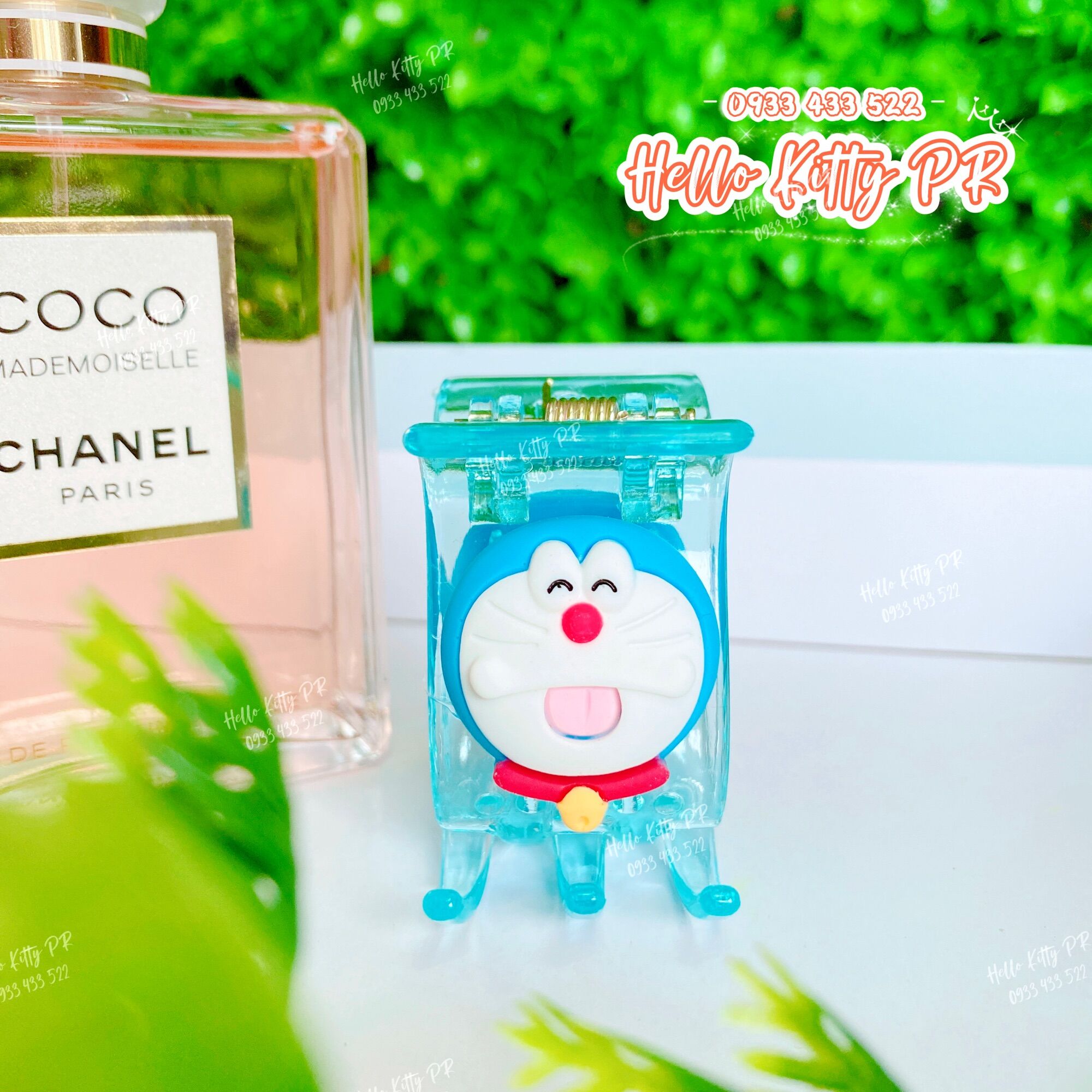 [Freeship Max] Kẹp tóc càng cua 3 răng 5 răng Doremon Doraemon HelloKitty PR