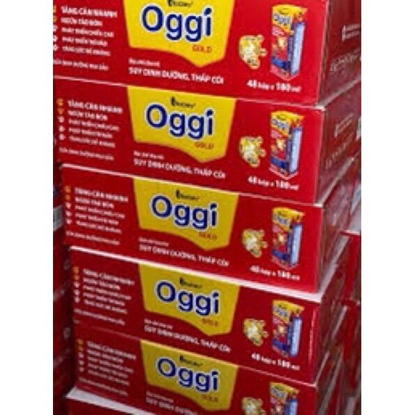 Thùng 48 hộp sữa pha sẵn oggi 180ml