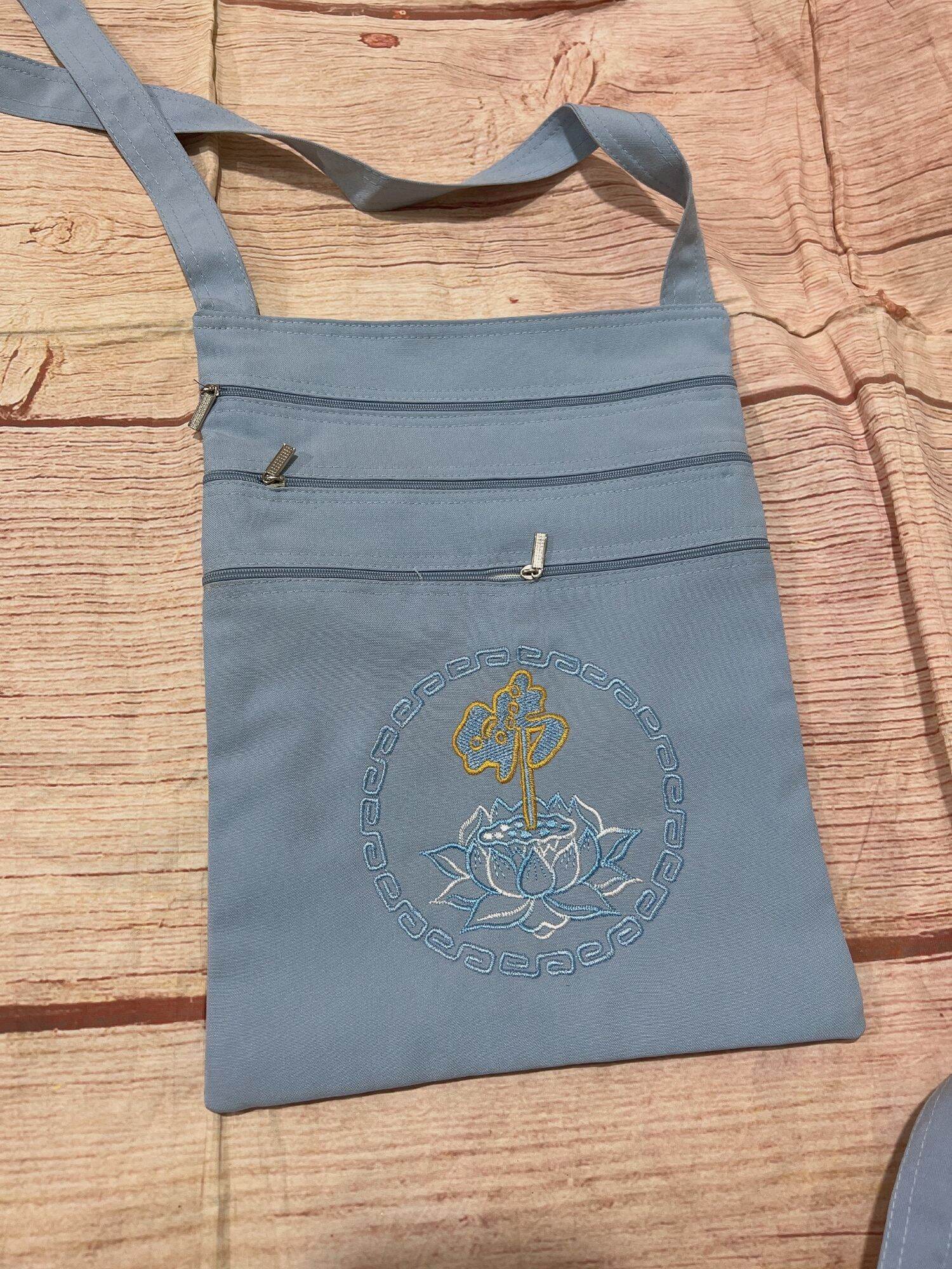 Túi.giỏ đi chùa túi đeo chéo 24*32