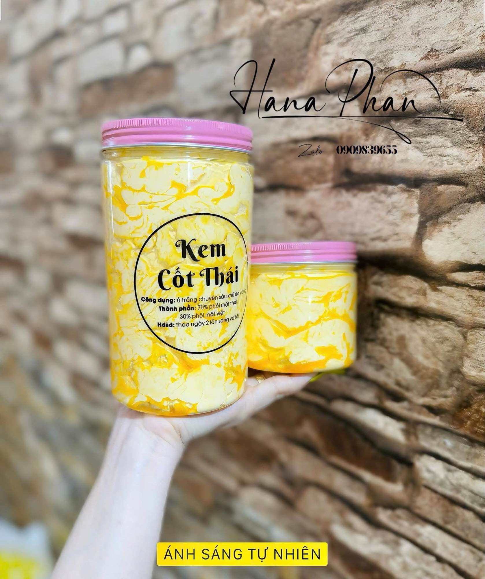 KEM CỐT RỈ VÀNG DẦU,MIX TẨY MẠNH có kèm kích trắng + tắm trắng