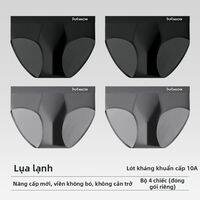 Quần lót MiiOW nam Ice Silk tam giác rộng thoáng khí kháng khuẩn mát mẻ