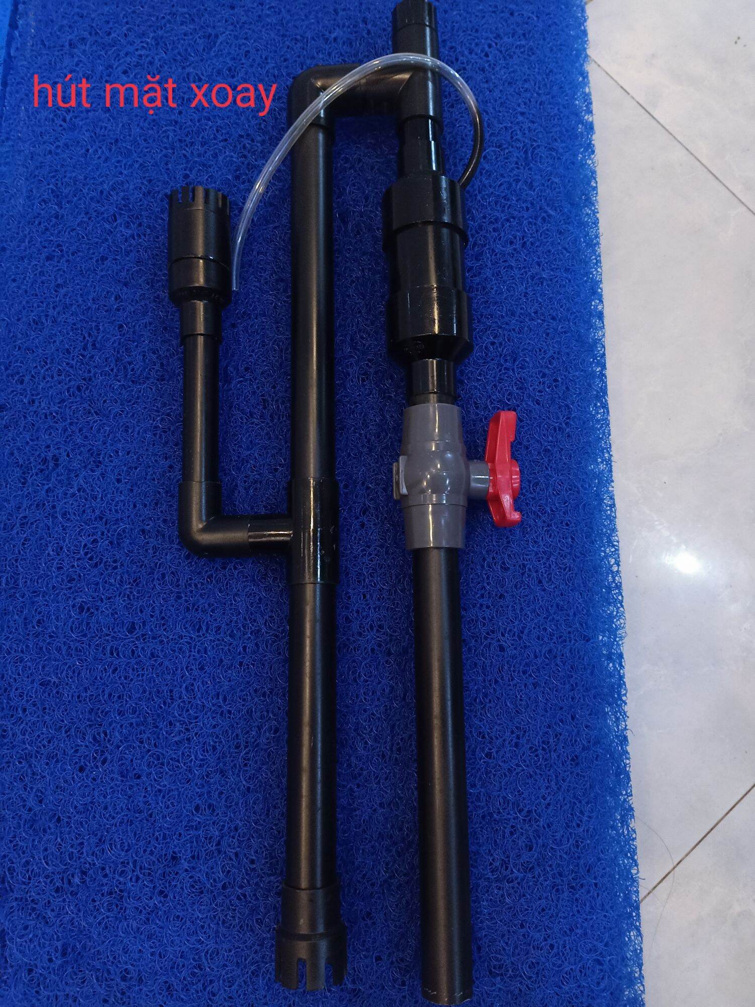 overflow mới ( van mồi nước + mặt hút xoay 360 độ) ống 34