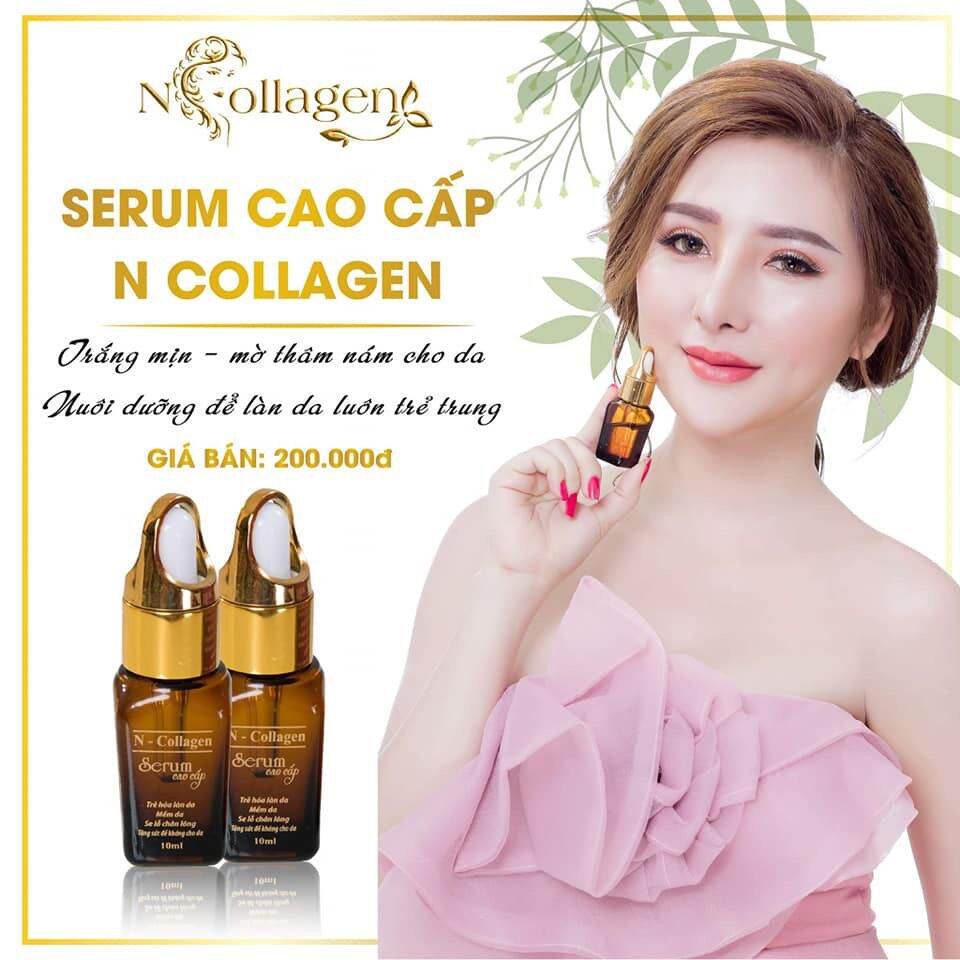 Serum Cao Cấp N Collagen – Trắng Mịn, Mờ Thâm Nám & Xóa Nhăn Nhanh Thẩm Thấu
