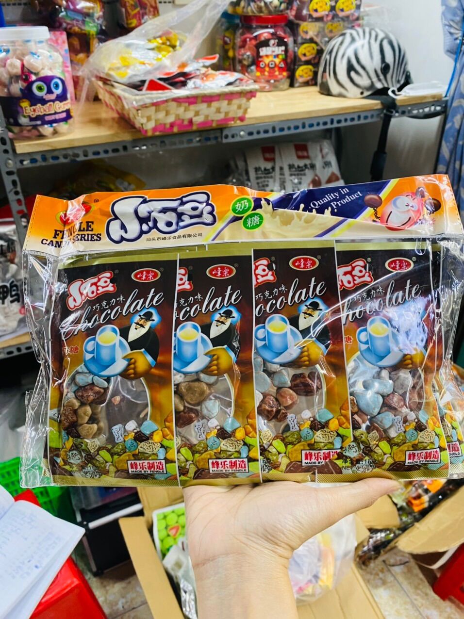 Combo 20 gói kẹo sỏi socola siêu ngon 16g