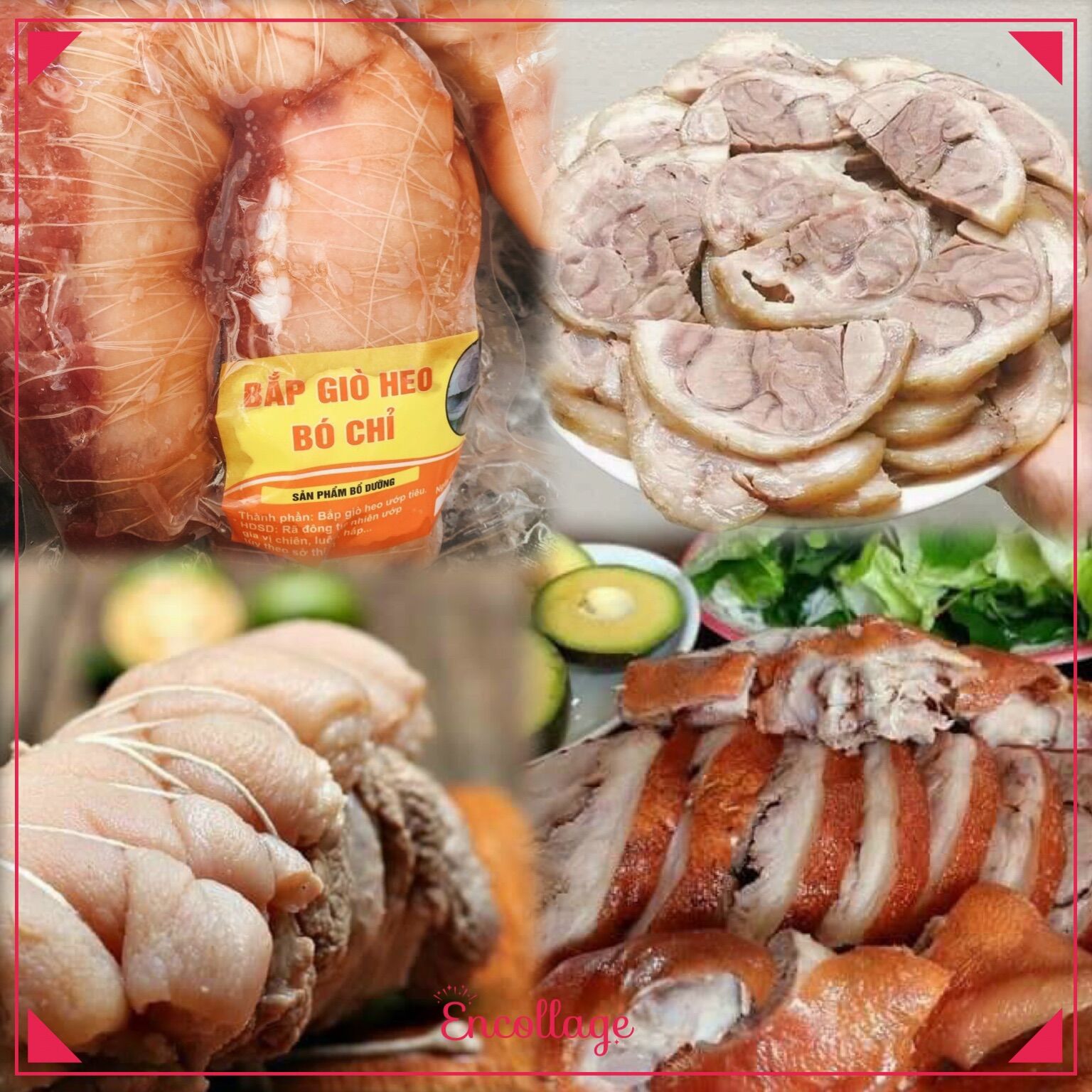 1kg Bắp giò Heo rút xương