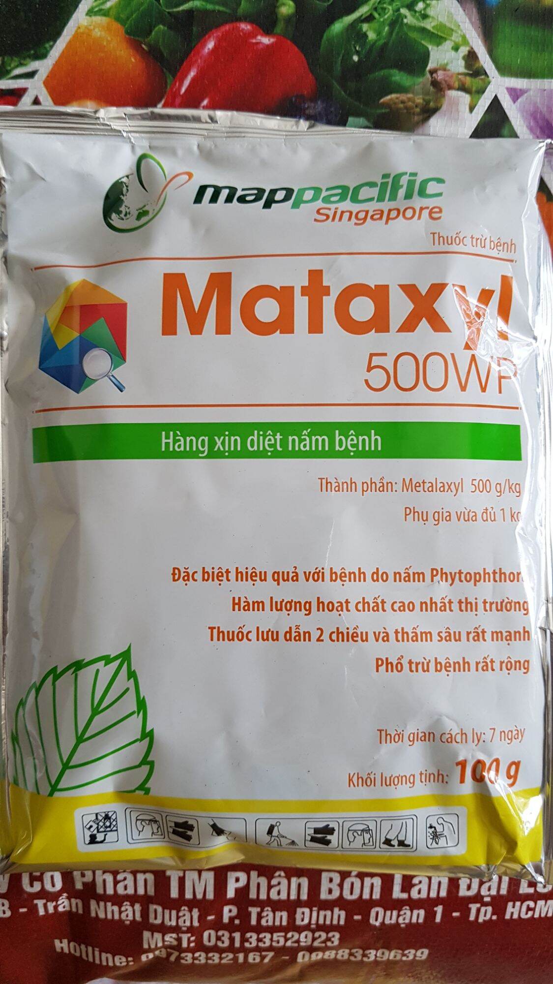 Diệt nấm bệnh mataxyl 500wp