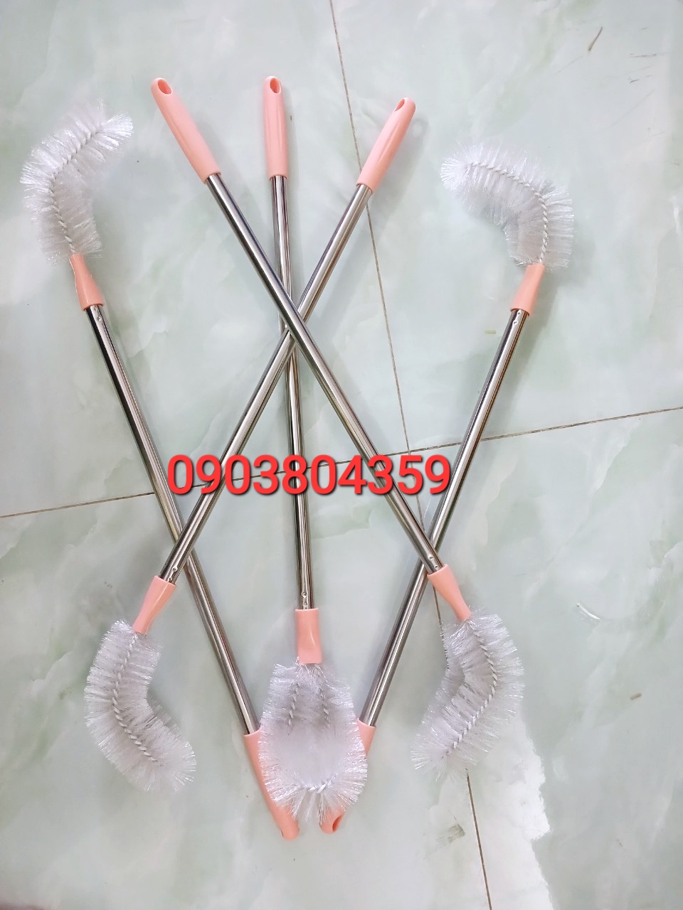 Cây rửa bình nước.Cây chà bình nước cổ nhỏ 20l