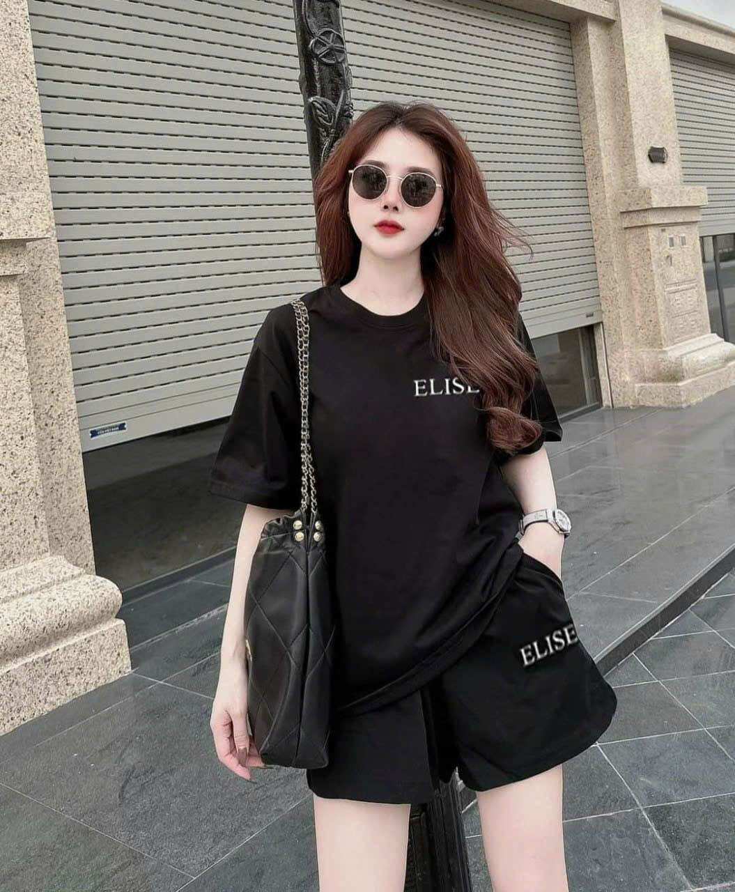 BỘ ELISE NỮ THUN COTTON ĐỦ SIZE