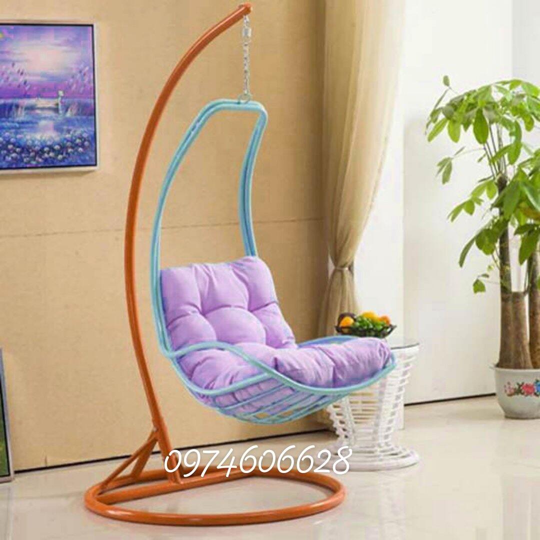 đệm(chỉ đệm ko kèm khung ghế)đệm  xích đu treo khổ 60cmx100cm(không kèm ghế)