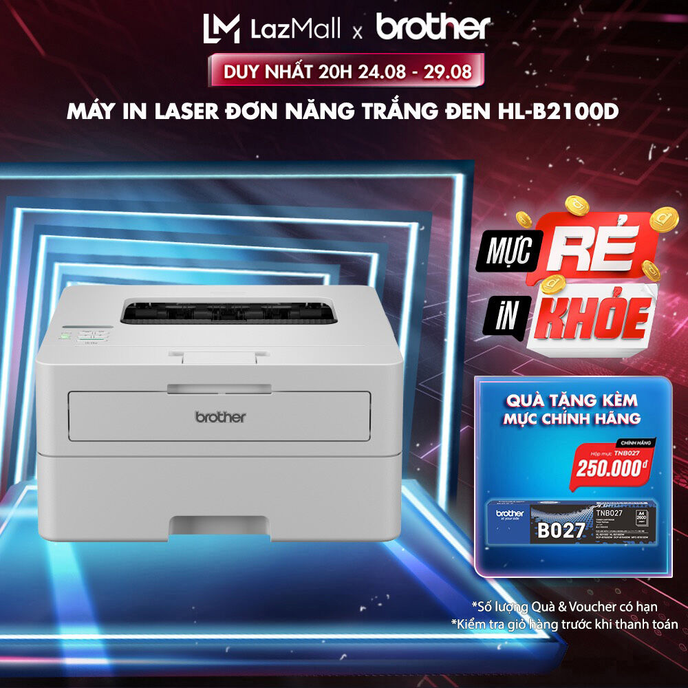 Máy in laser đơn năng trắng đen hl-b2100d
