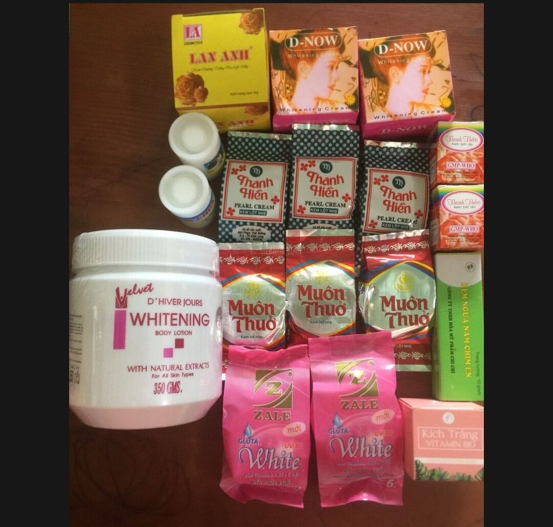 Công thức kem trộn trắng nhanh spa