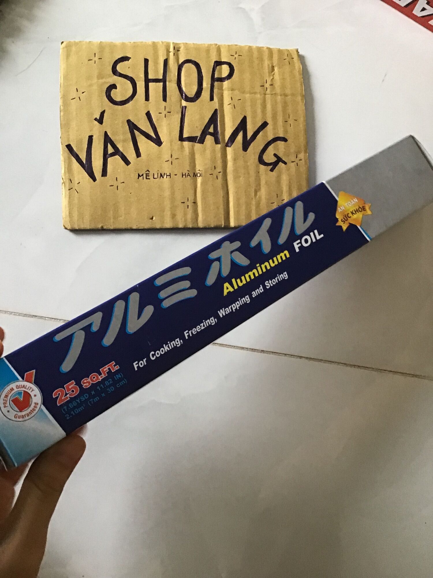 Giấy bạc nướng bọc bảo quản thực phẩm 30cm