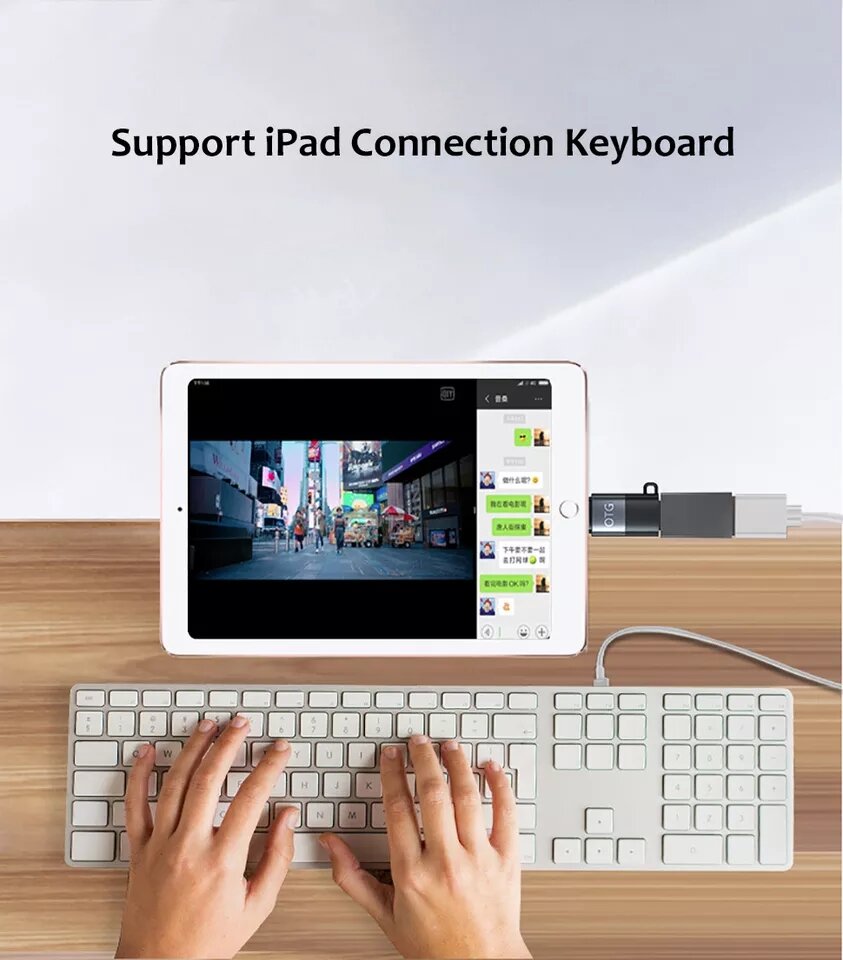 Head OTG adapter type C to Lightning for IP