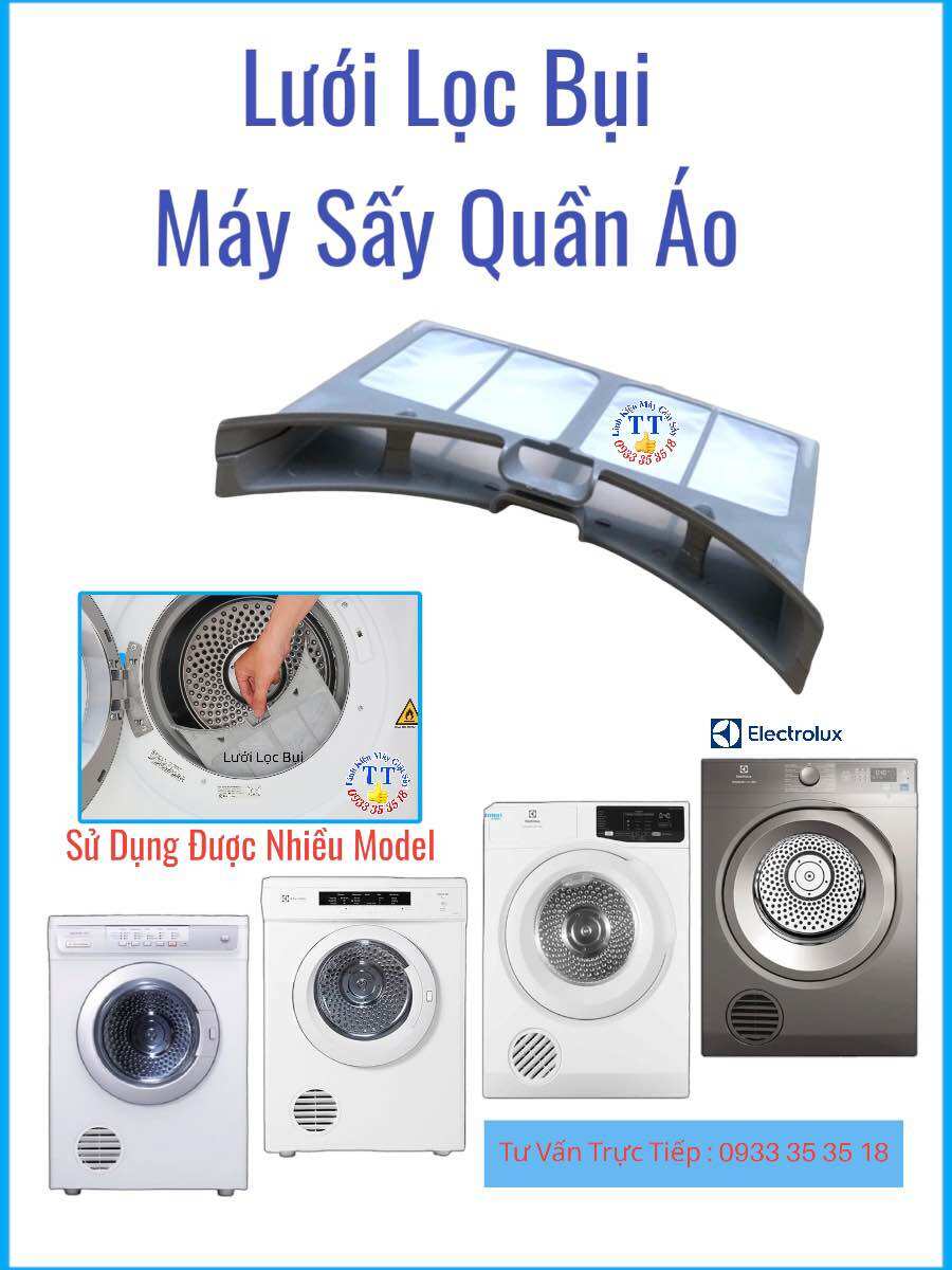 [HCM]Lưới lọc bụi ( túi lọc rác ) máy sấy Electrolux