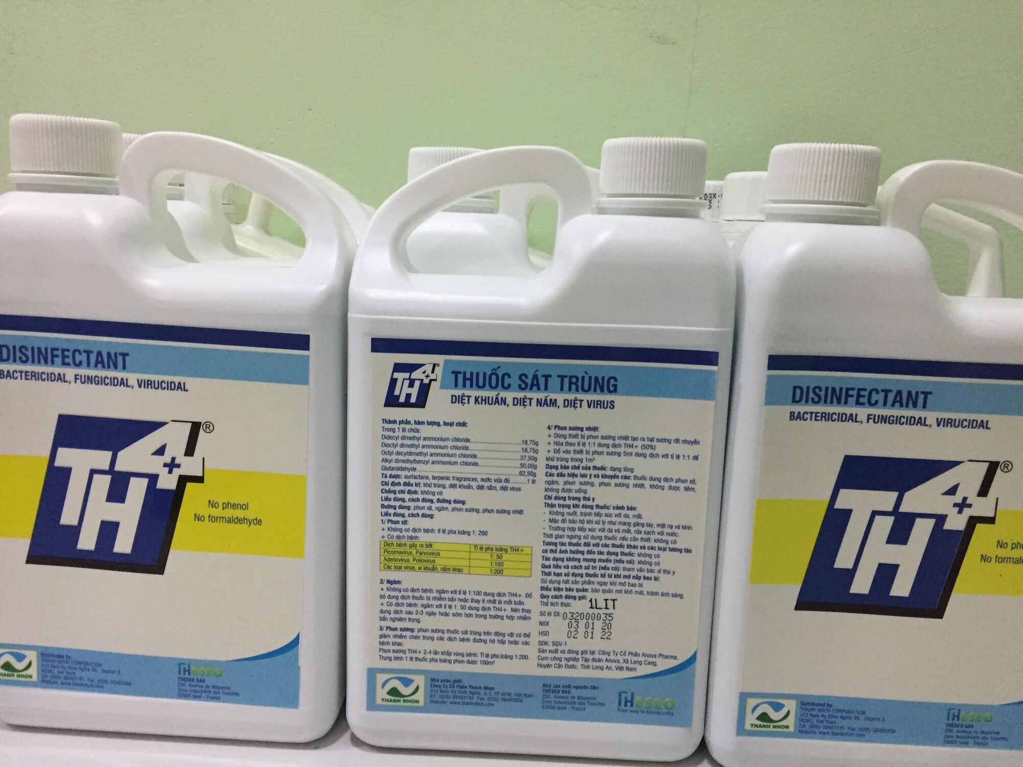 [HCM]TH4 1Lít. Diệt khuẩn diệt nấm Diệt virus