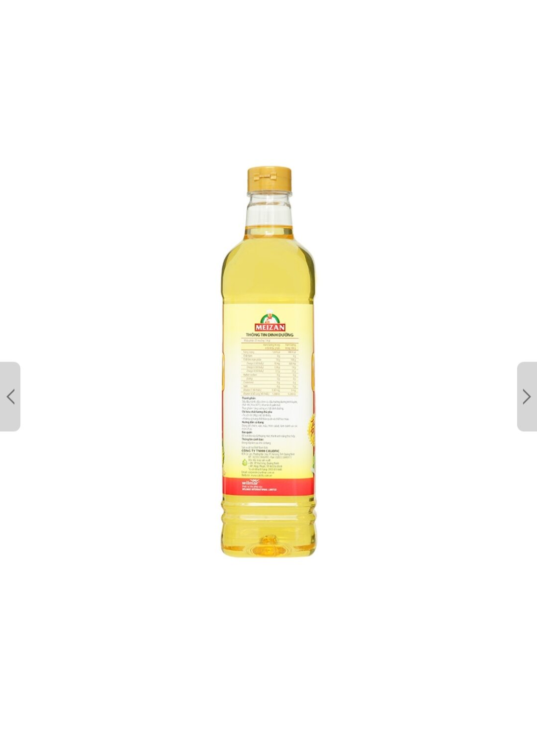 Dầu ăn Meizan gold 1 lít