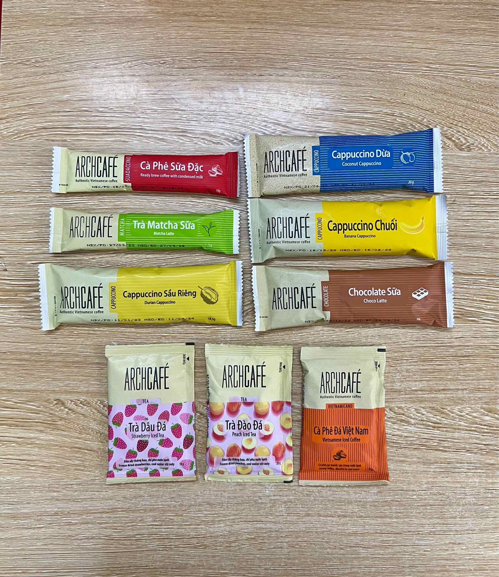 Combo đủ bộ sản phẩm của Archcafe (30 gói)