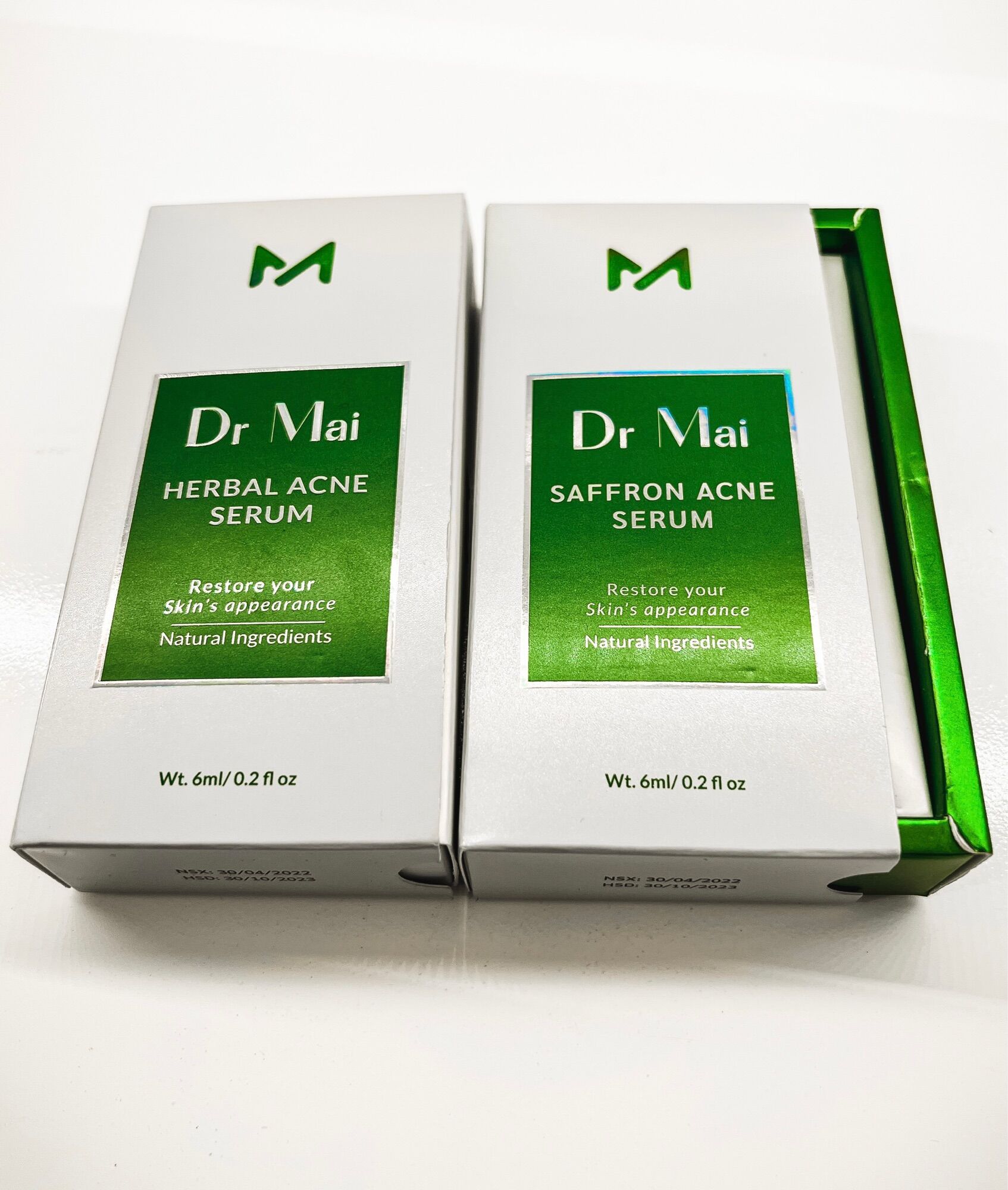 [ HÀNG CHÍNH HÃNG ] Combo 2 Lọ Dr Mai Nguyên Chất + Dr Mai Mix Saffron