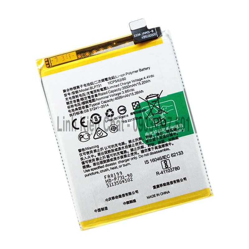 Pin cho điện thoại Realme 5 Pro RMX1973 RMX1971 4035mAh Zin